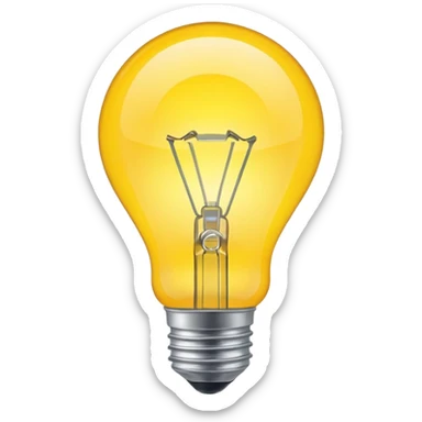 create an emoji that illustrates the word "idea" sticker