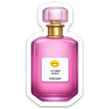 perfume sticker