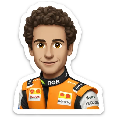 Lando Norris McLaren  sticker