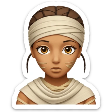 mummy girl sticker
