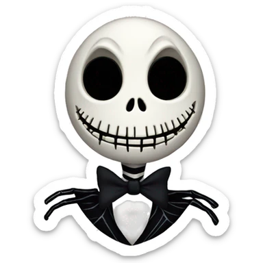 Jack skellington  sticker