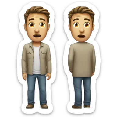 guy-surprised-during-taking-a-dump sticker