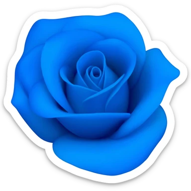 Rosa azul sticker