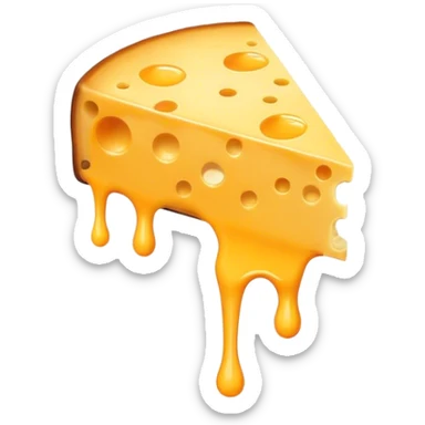 drippy cheese sticker