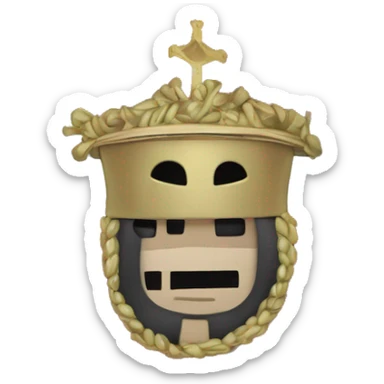 bandera cruz de borgoña sticker