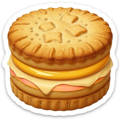 Biscuit without face  sticker