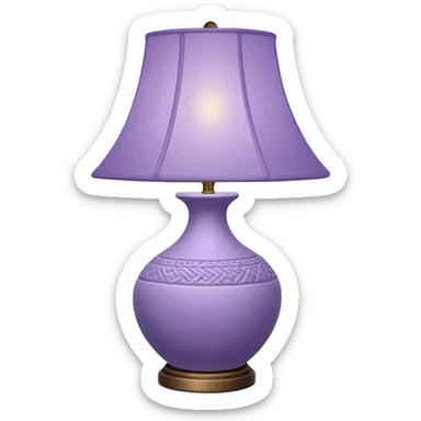 Lavender aesthetic decoration lamp sticker