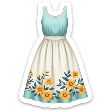 summer dress sticker