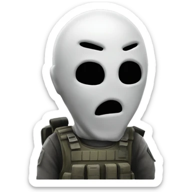 Ghost from Cal Of Duty  sticker