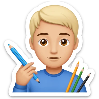 a game with drawing, scribblio sticker