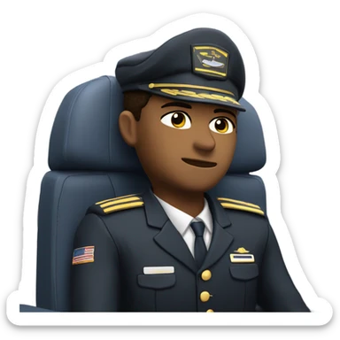 Asleep Airline Pilot sticker