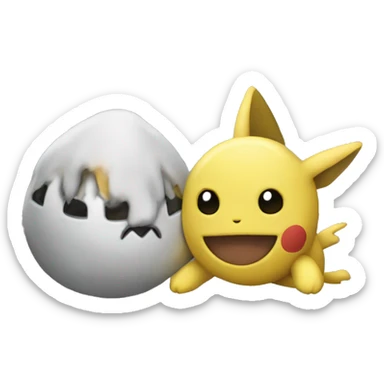 Gyatt with snom the pokemon  sticker