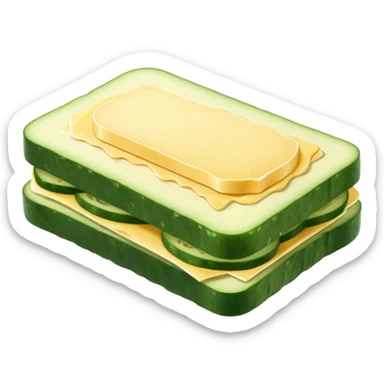 cucumber sandwich without excessive cucumber sticker