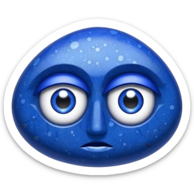 lapis lazuli with eyes  sticker