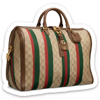 Gucci duffel bag  sticker