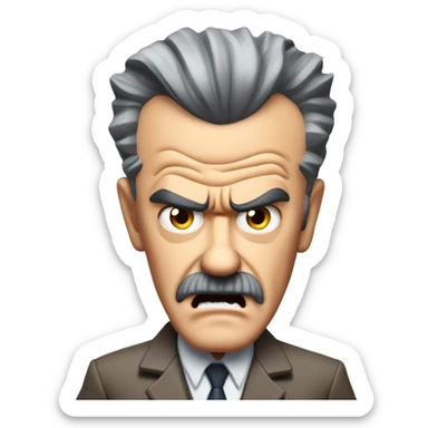 james jonah jameson angry sticker