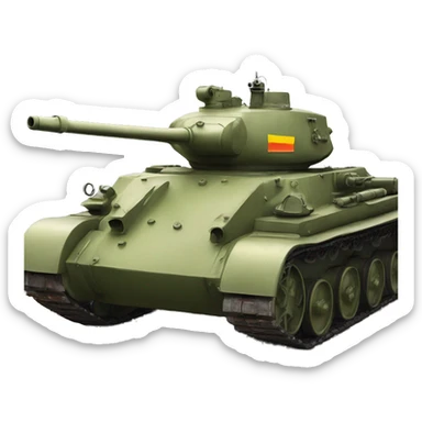 tank t-34 sticker