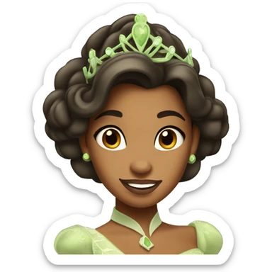 Princess Tiana Form Disney  sticker