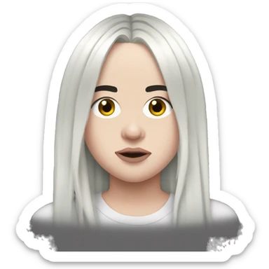Birds of a feather Billie Eilish sticker