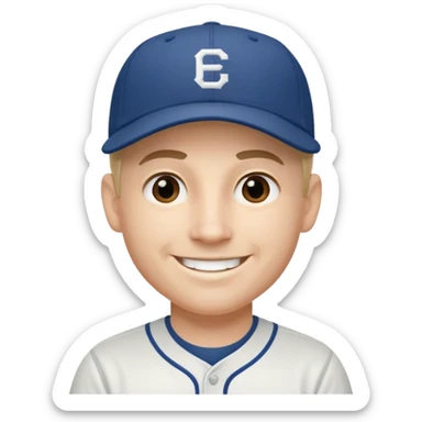 autobus de equipo llevando a egnte de basebal  y un choer sticker