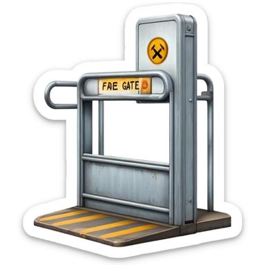 Fare kapanı sticker