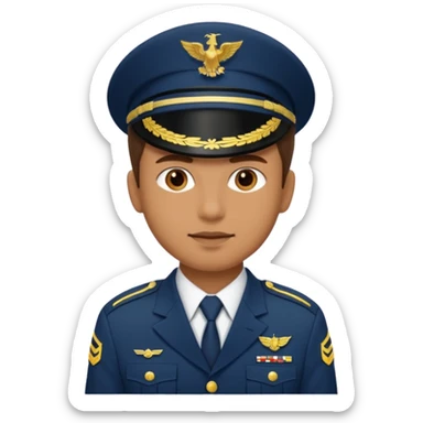 a military guy sticker