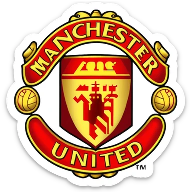 Manchester united logo emoji sticker