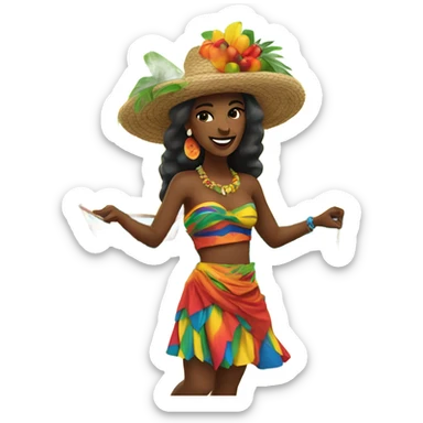 venezuela vibe Caribbean  sticker
