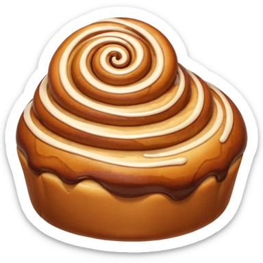 Perfect cinnamon bun sticker