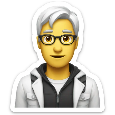 Persona con máscafffffa sticker