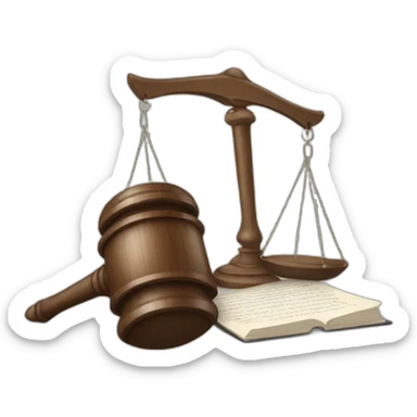 law conclution sticker