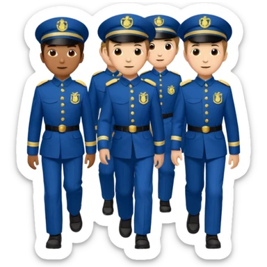 Boys brigade parade emcees sticker