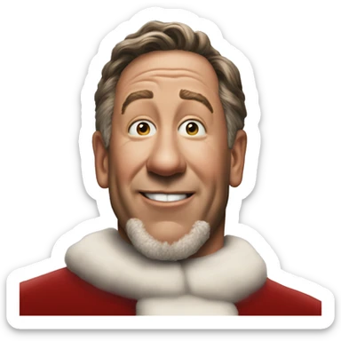 the santa clause tim allen sticker