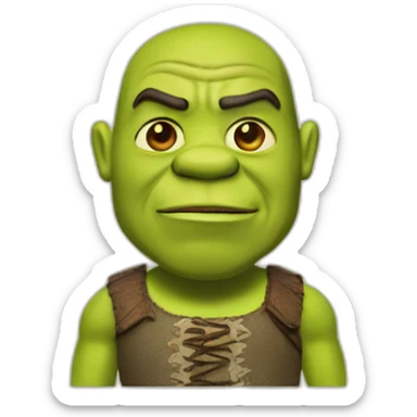 Shrek funko pop sticker