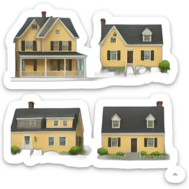 American houses sticker