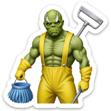 toxie from the toxic avenger sticker