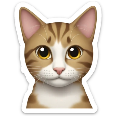 Saludo de gato sticker