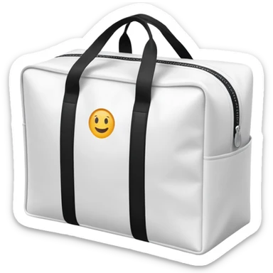 white Thermal Delivery Bags sticker