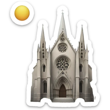 Cathedral gothic  sticker