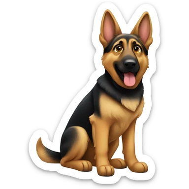 German Shepherd sticker