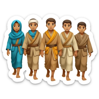 Desert Nomad Travelers sticker