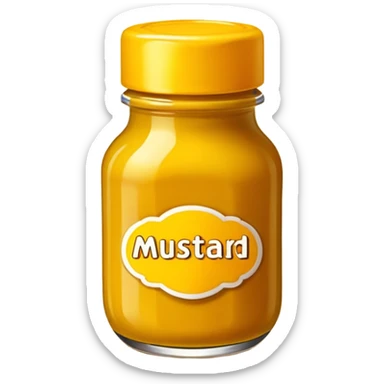 fart mustard sticker