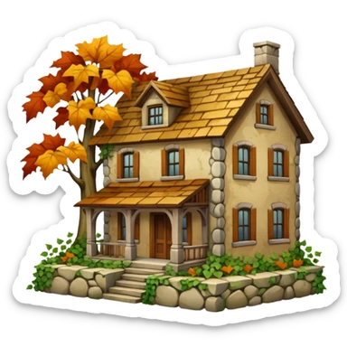 old country home sticker