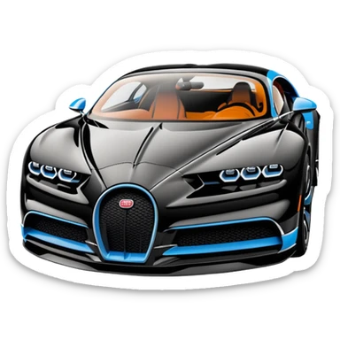 BUGATTI CHIRON SS 300+ WR ÉDITION  sticker