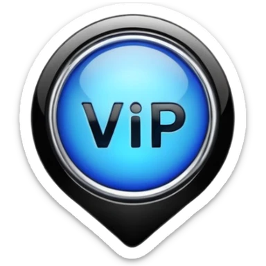 verified vip blue black badge sticker