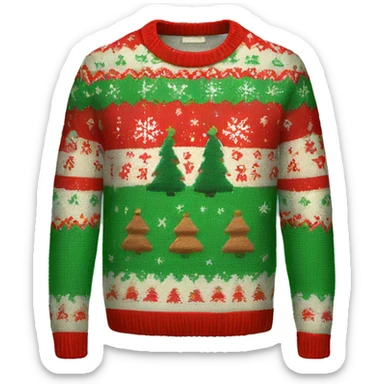 Ugly Christmas sweater  sticker