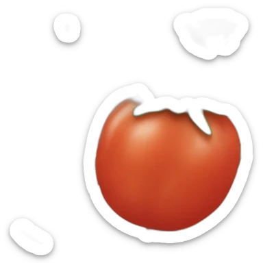 tomatos all the way down sticker