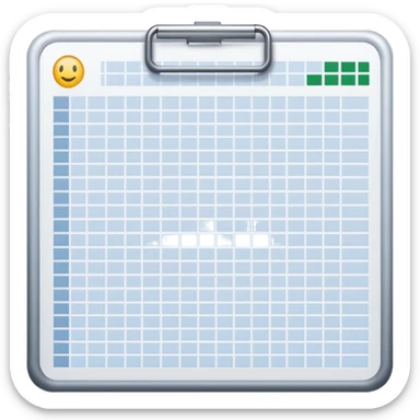 Excel practice sticker