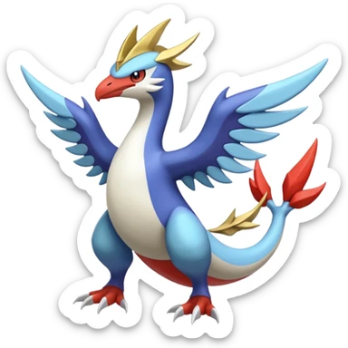 Latios-Inteleon-Lunala-Blaziken-Cresselia-Pokémon-Fakémon-fusion (full body) sticker