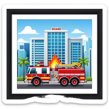 City Of Miami Fire Rescue sticker